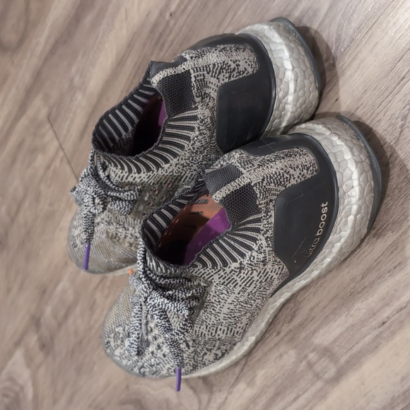 Men's Adidas Ultra Boost Uncaged Silver Boost Super Bowl Edition LTD - Size 8 - Picture 2 of 4